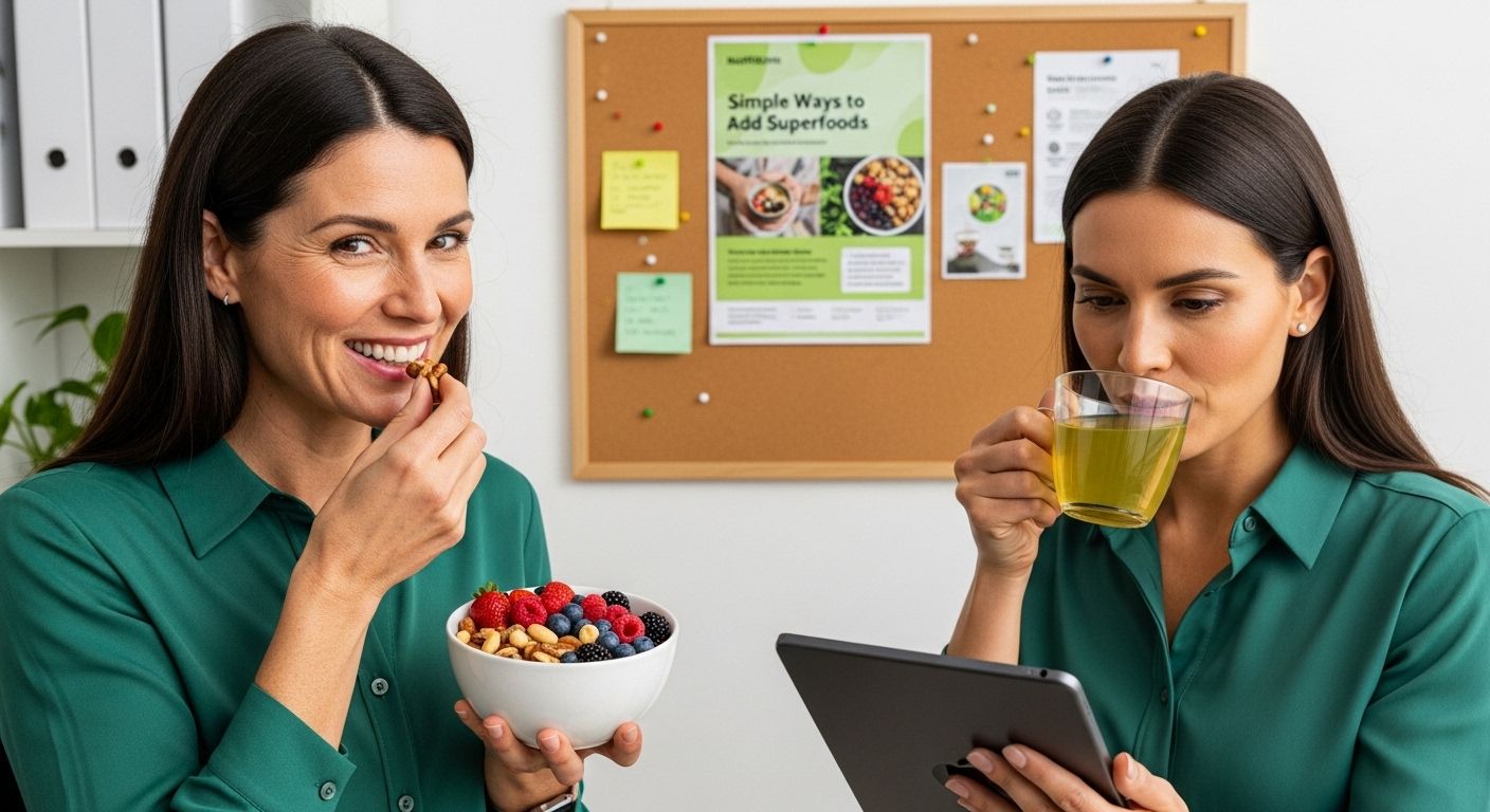 superfood snacks healthy office