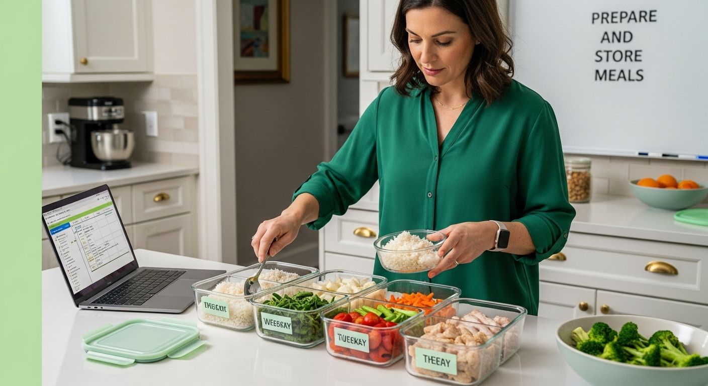 batch meal prep storage