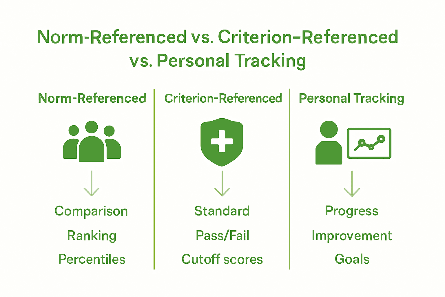 Infographic comparing fitness progress tracking methods