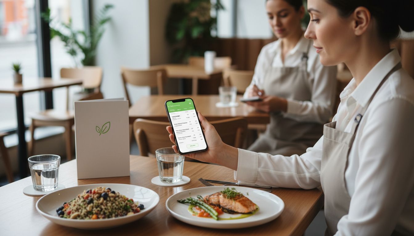 nutrition app restaurant