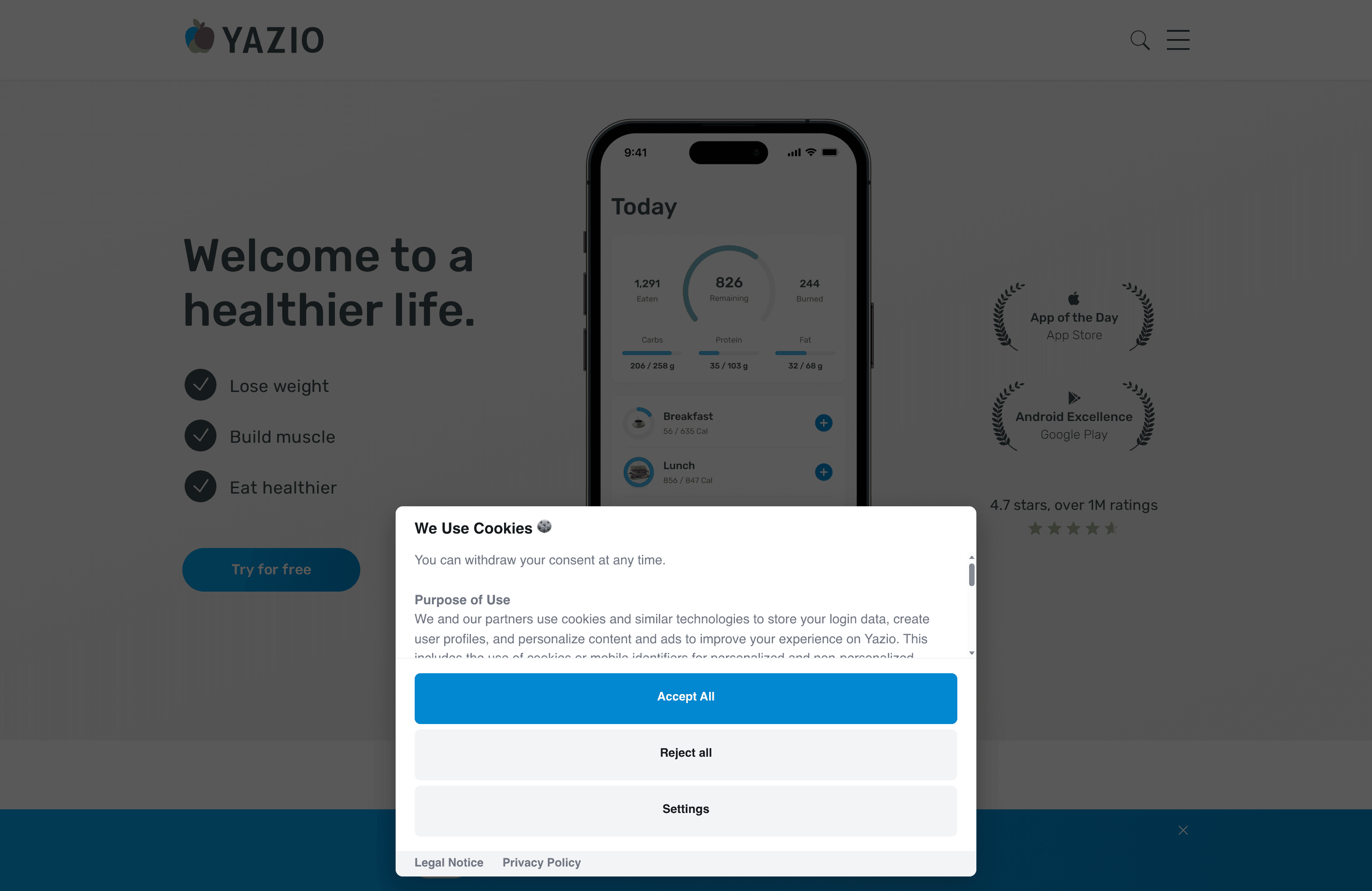 Healthy Recipe App Comparisons – Expert Review 2025 5 Product Screenshot