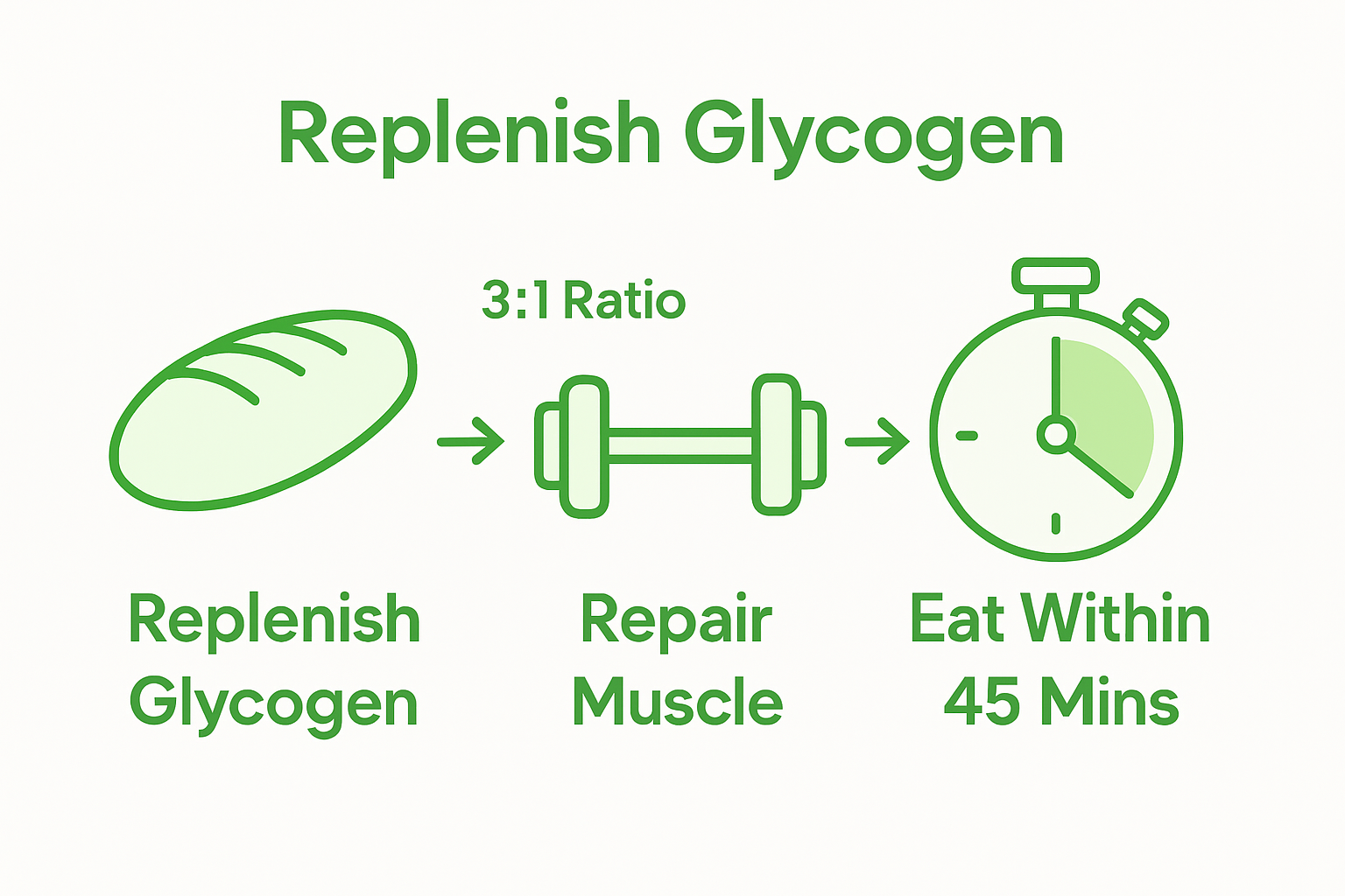 Post Workout Nutrition: Maximizing Recovery and Results 1 Infographic of macronutrients and post-workout timing