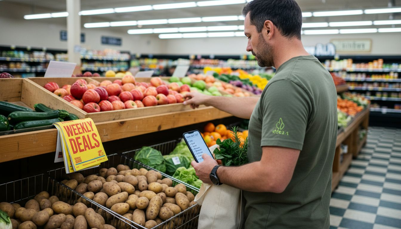What Is Clean Eating and Why It Matters 1 Man picking produce at grocery store