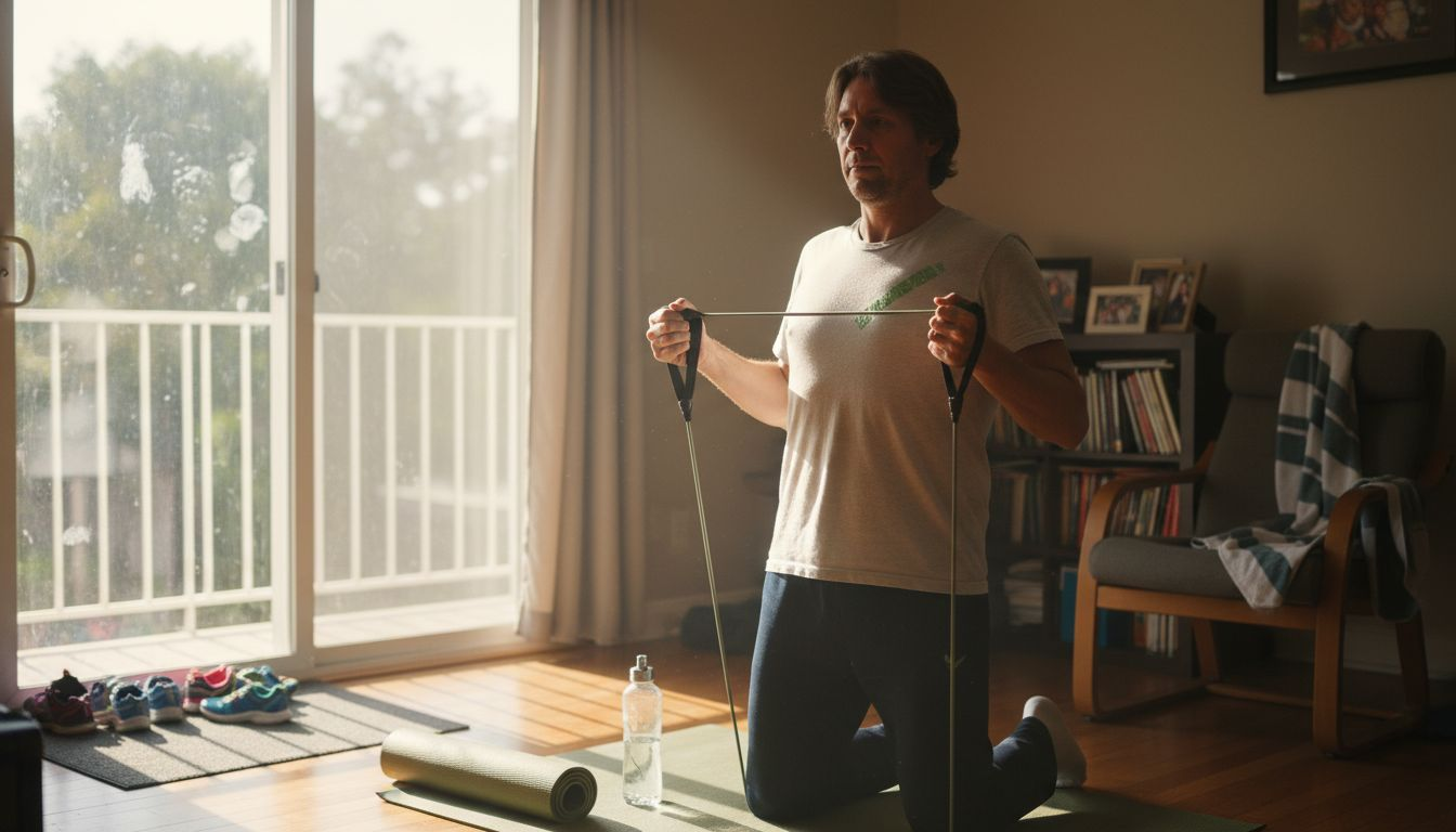 Why Slow Weight Loss Is Better for Health 1 Man strength training at home for health