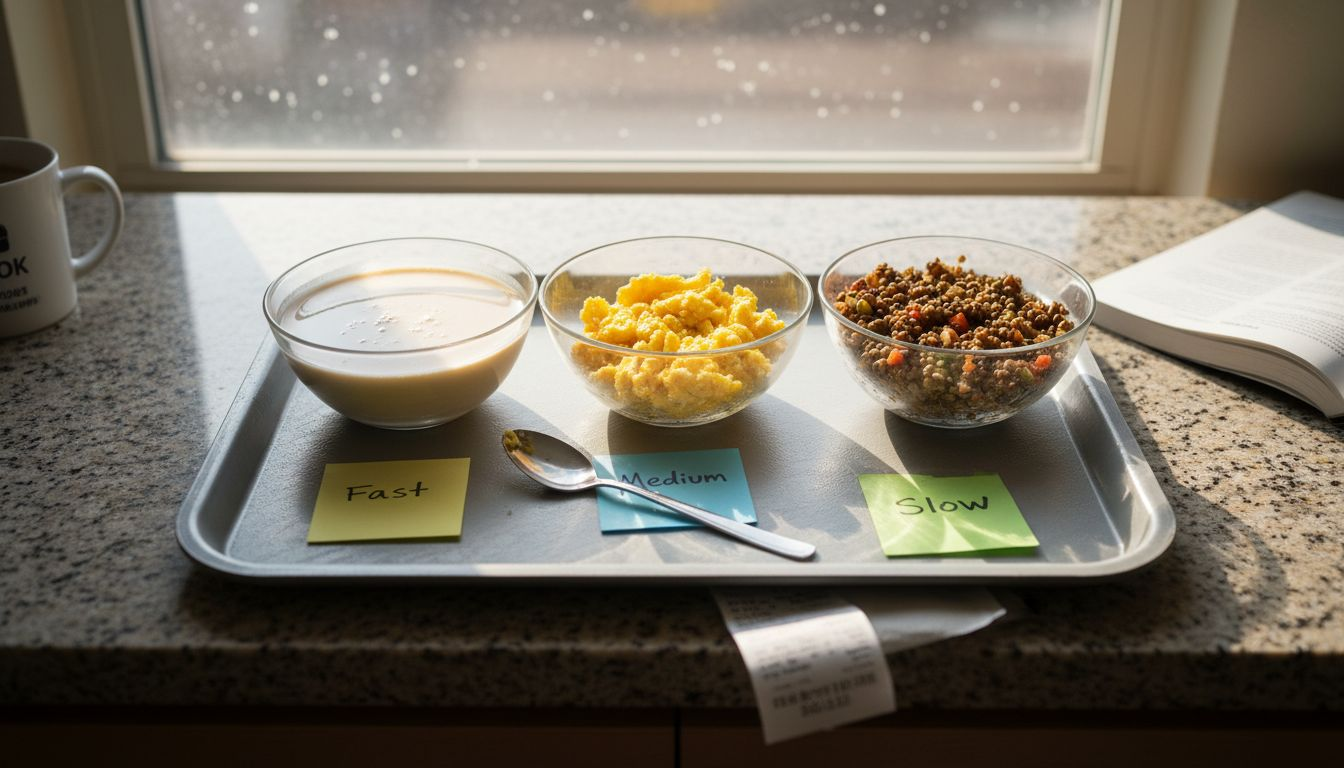 Best Time to Eat Protein: Maximizing Muscle and Metabolism 1 Protein sources compared on kitchen counter