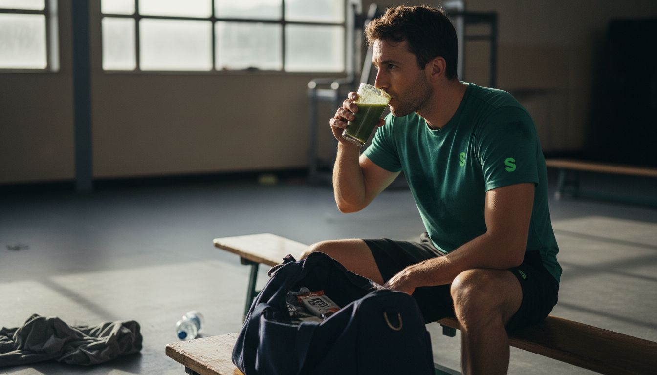 Plant Based Diet Benefits for Weight and Fitness 2 Athlete relaxing after plant-based workout