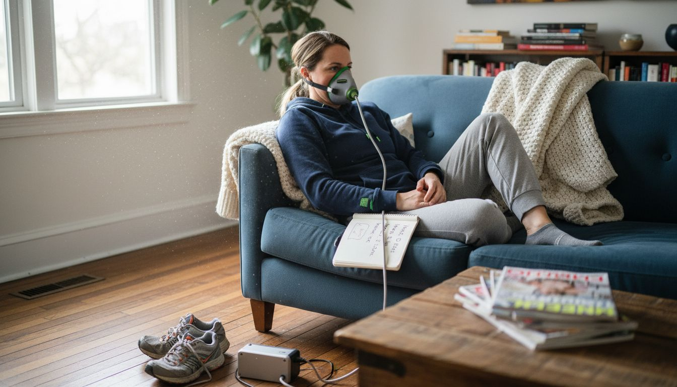 Metabolic Adaptation: Impact on Weight Loss Results 1 Woman measuring resting metabolic rate at home