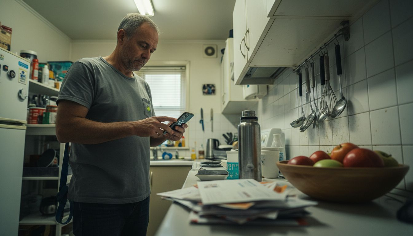 How to increase daily activity: proven strategies 2026 2 Man tracking steps in kitchen evening