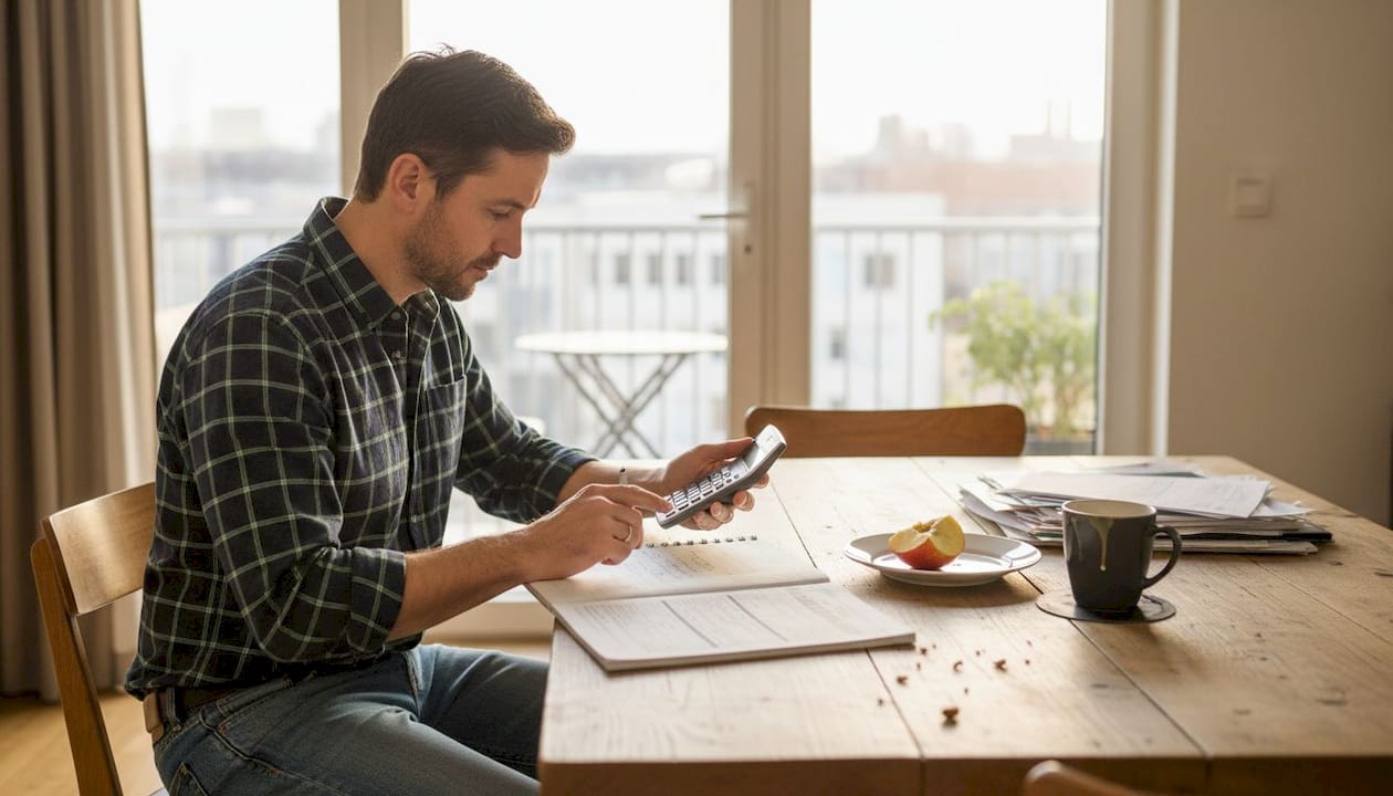 Glycemic load guide: eat smarter for better nutrition 1 Man calculating glycemic load with nutrition sheet