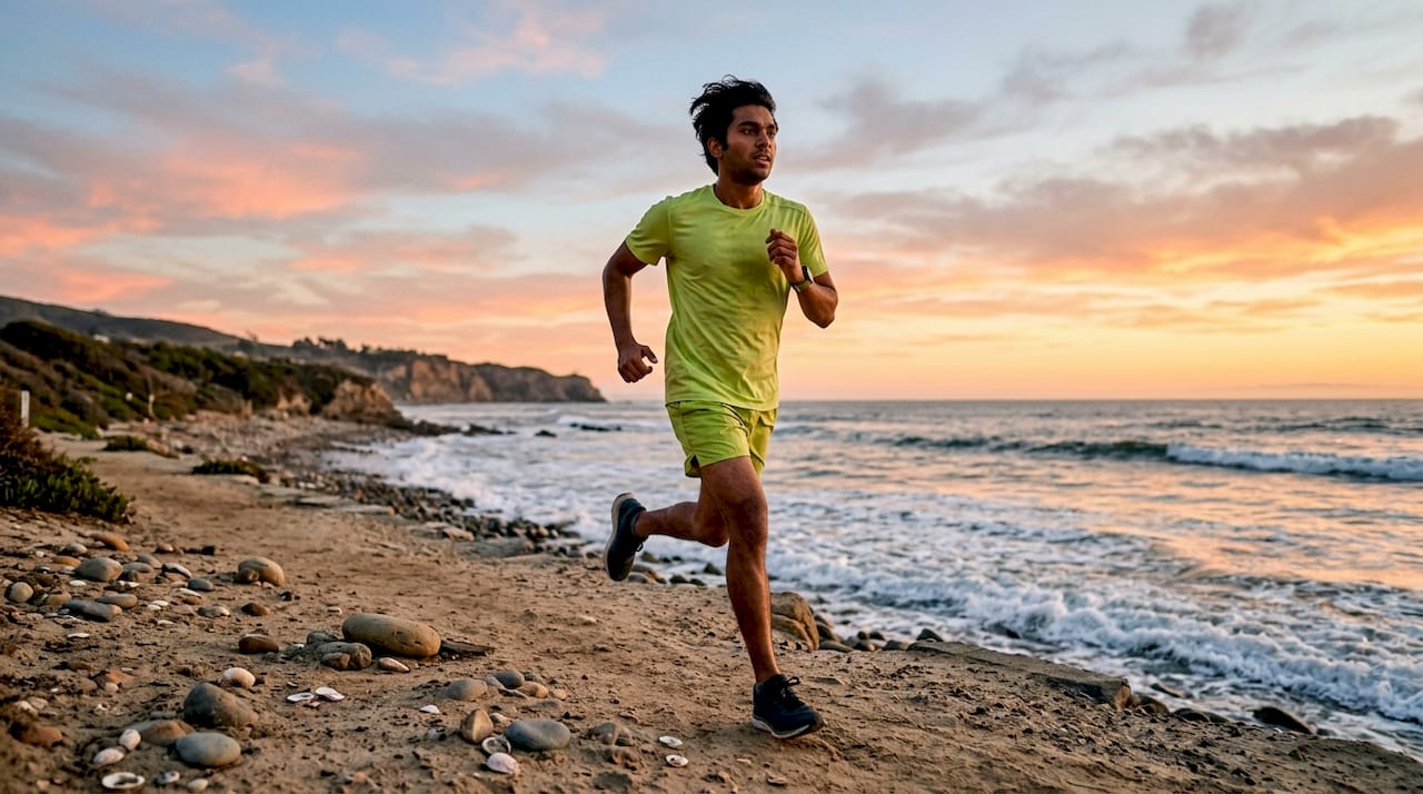Cardio vs Strength Training: Which One Do You Need? 2 Man jogging outdoors in city park cardio workout