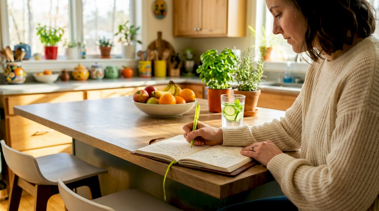 Why You Crave Food: The Science Behind Your Appetite 2 Woman writing in food cravings journal