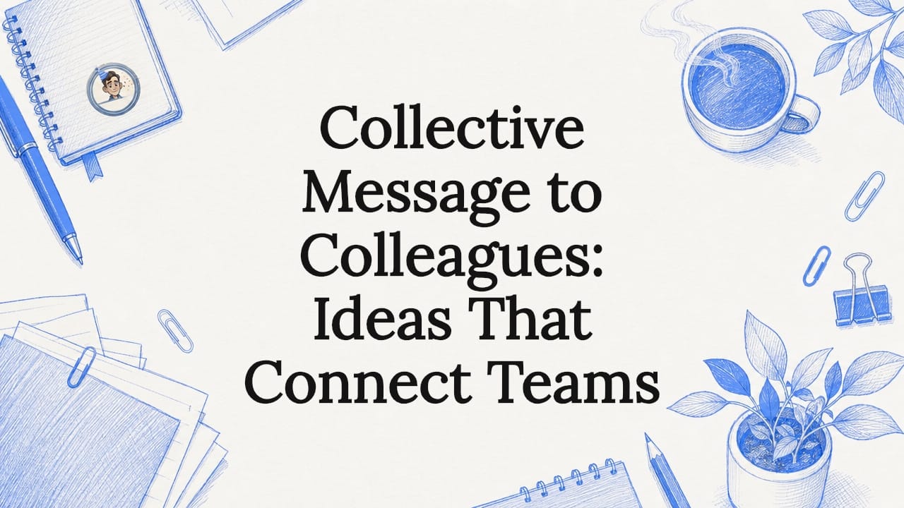 Farewell Message From the Team: Ideas for a Collective Card