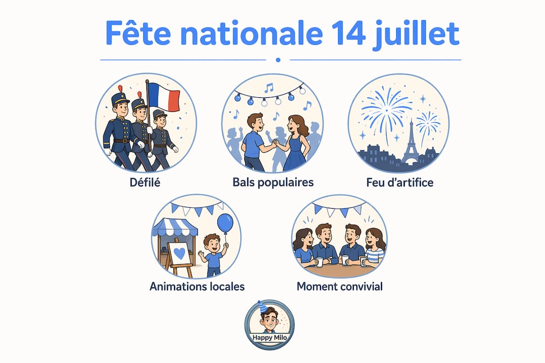 Les moments forts de la Fête nationale en un coup d’œil