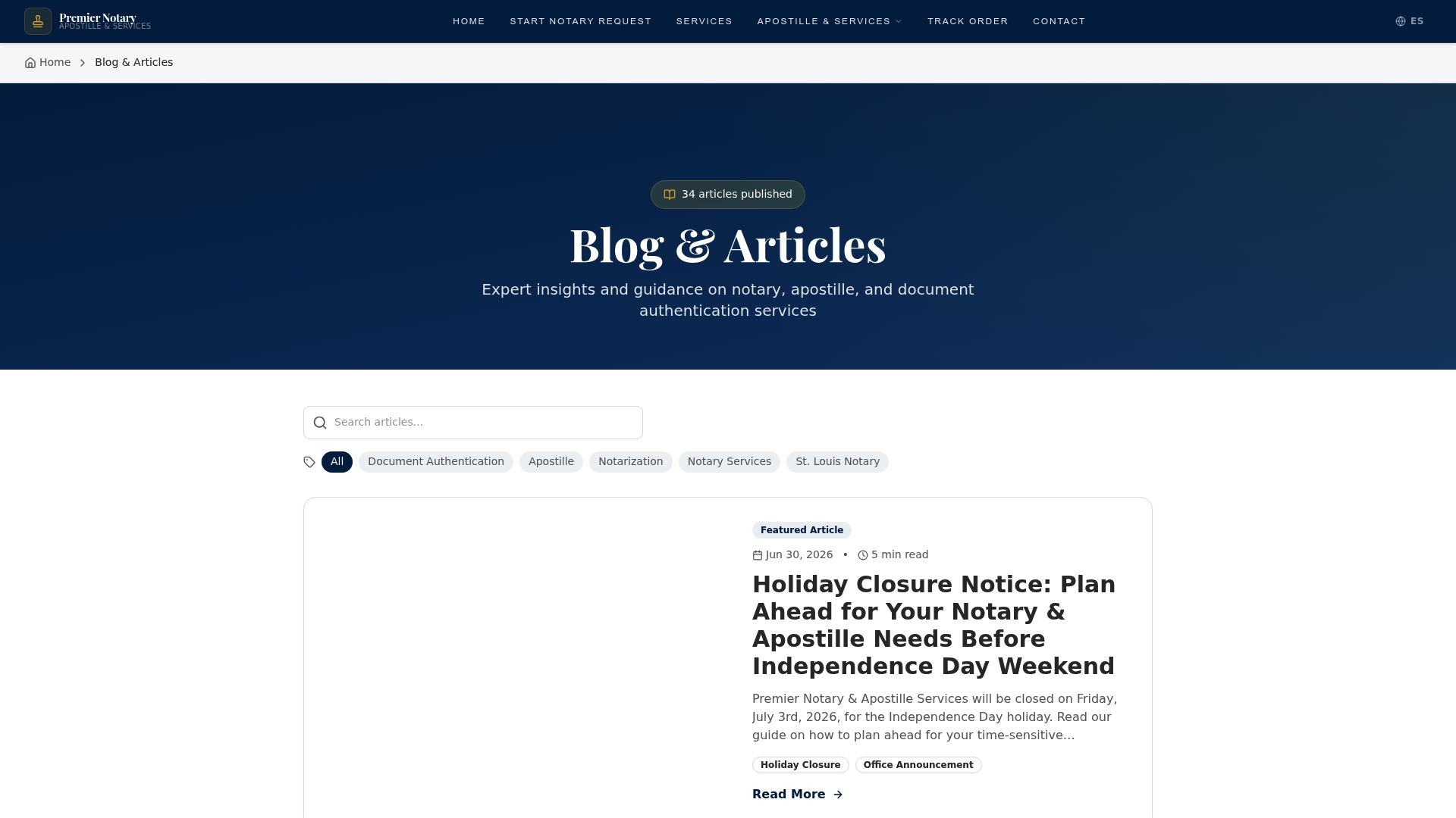 Premier Notary & Apostille Services