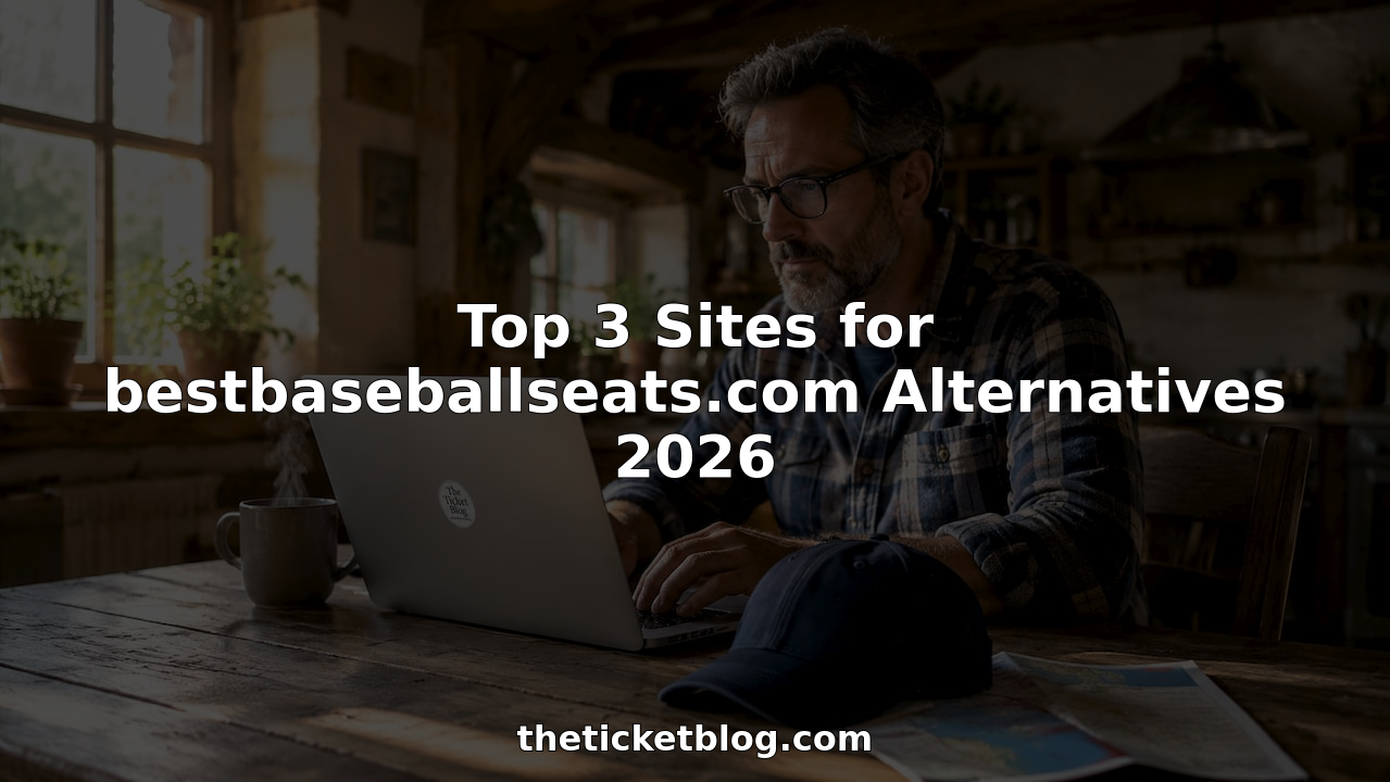 Man researching baseball seat options on laptop