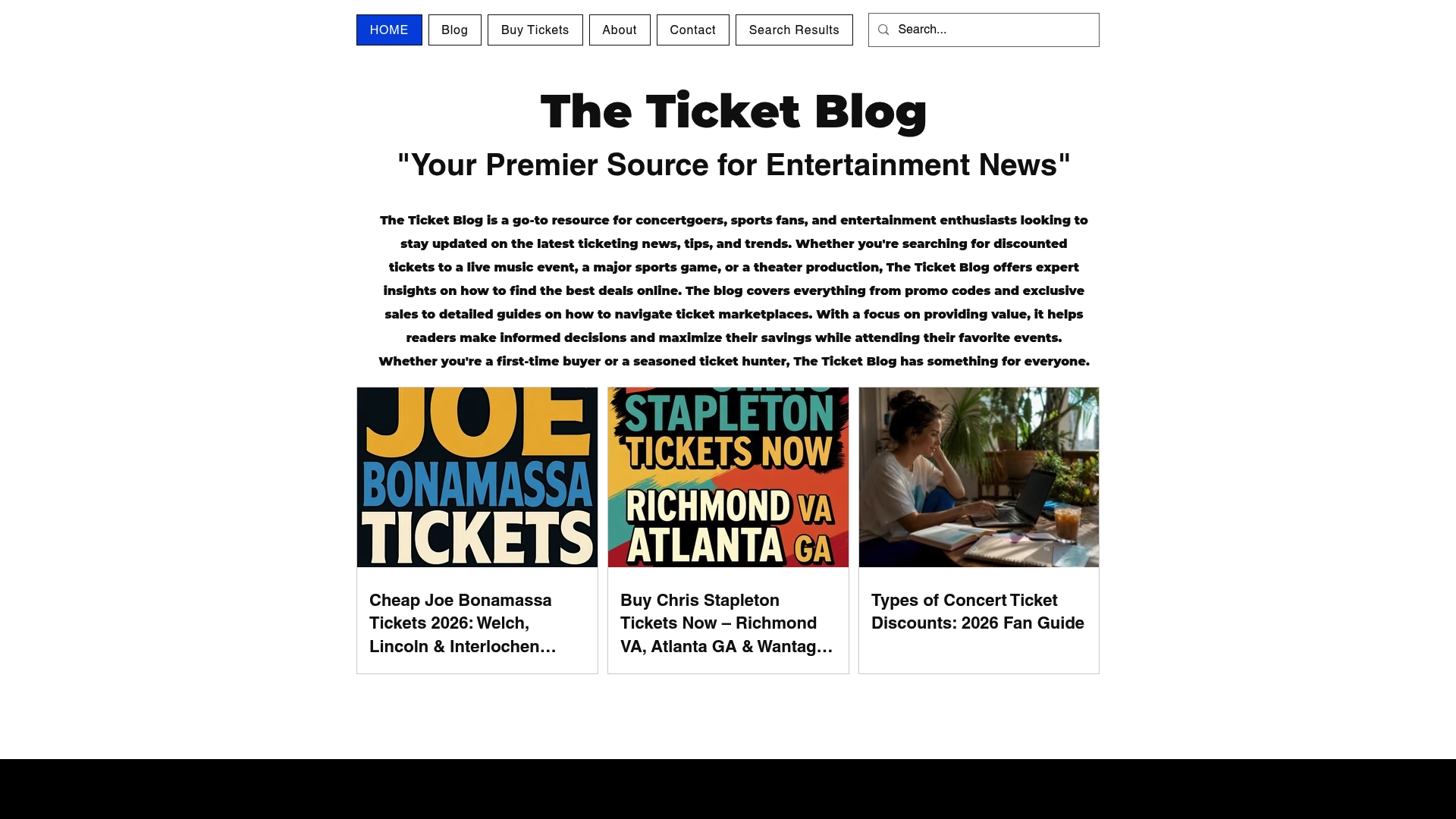 https://theticketblog.com