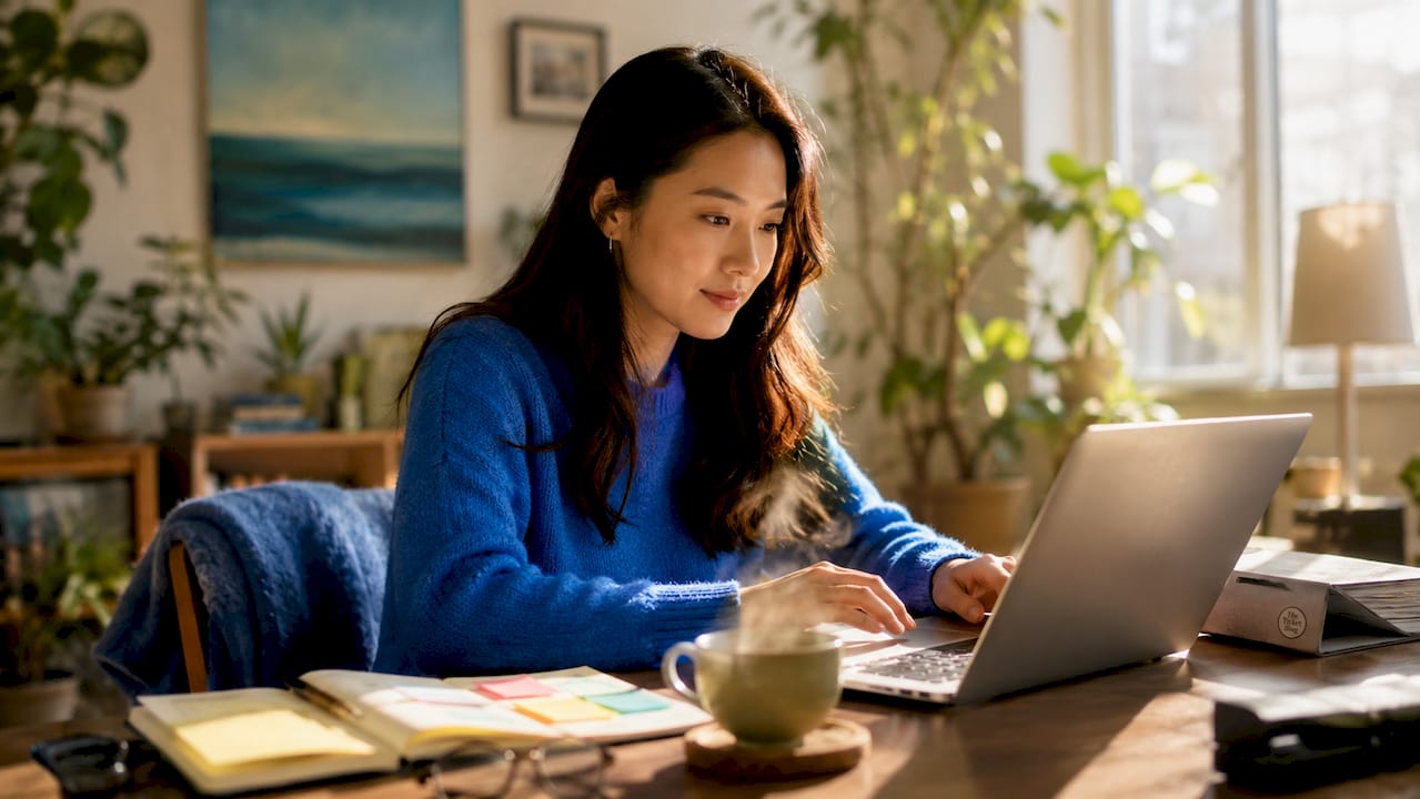 Fan registering for ticket lottery on laptop