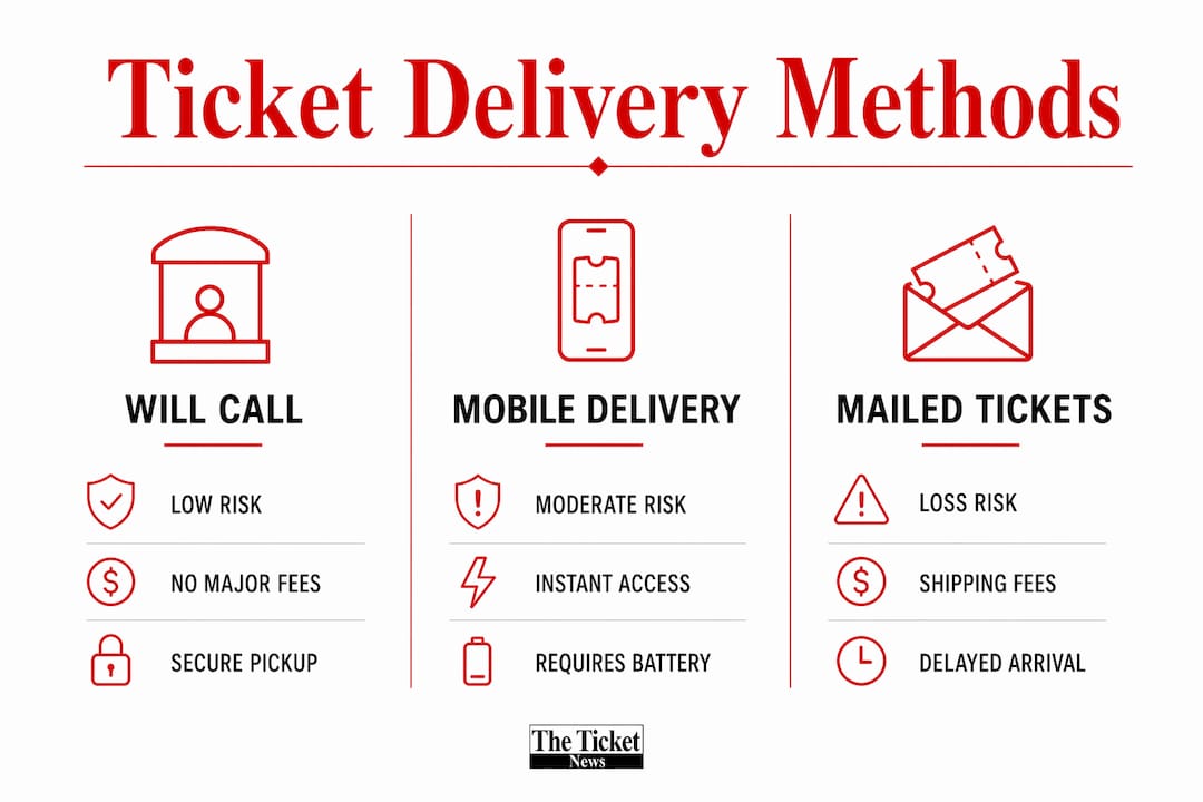 Infographic comparing will call tickets to other delivery options