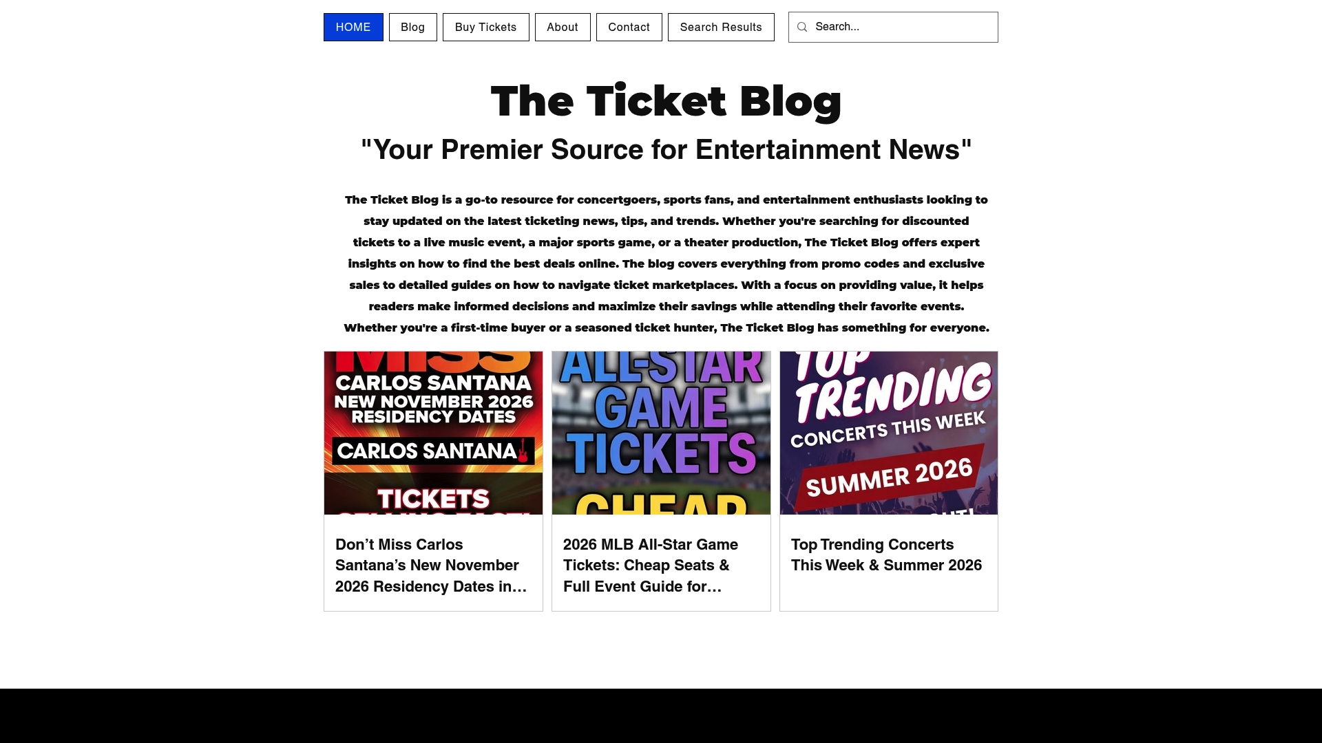 https://theticketblog.com