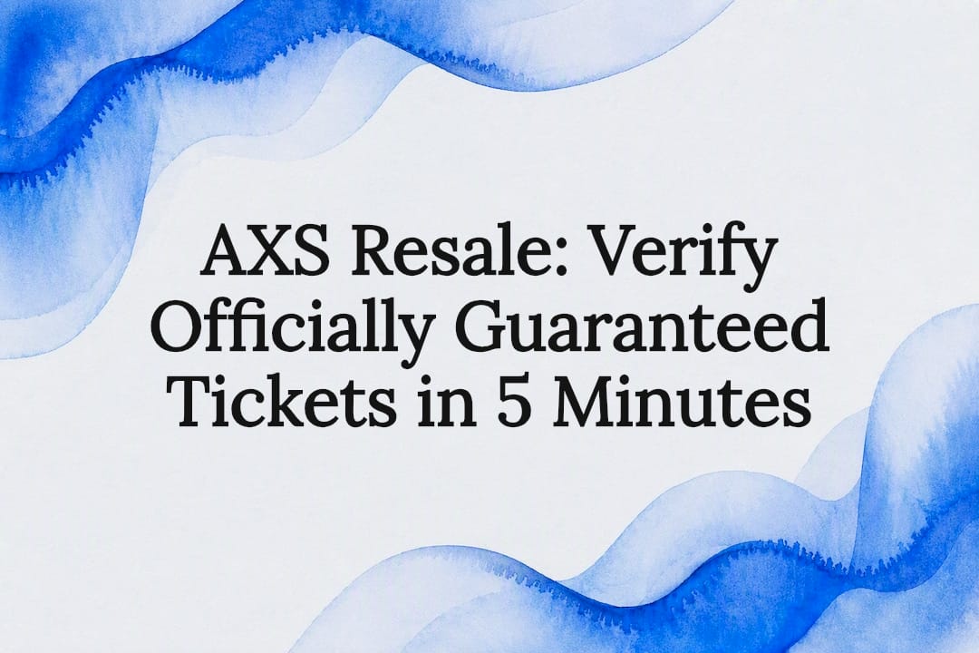 Decorative resale ticket verification title card