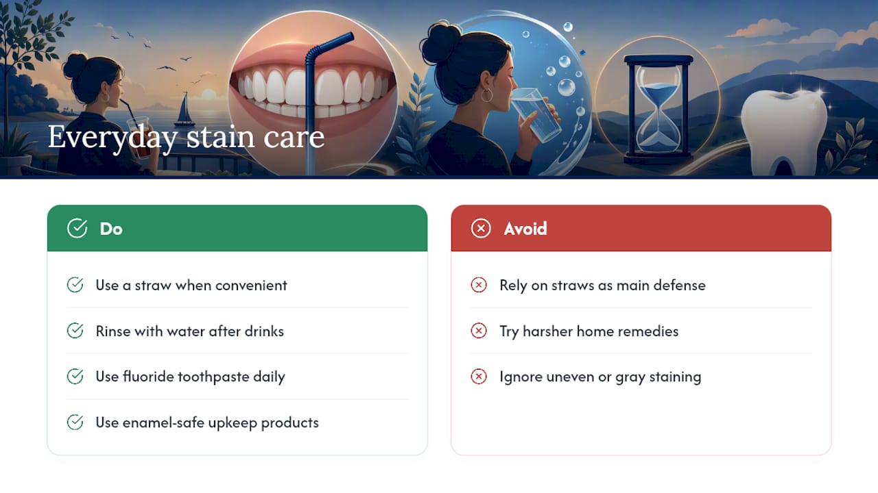 A Practical Take on Straws and Staining — overview diagram