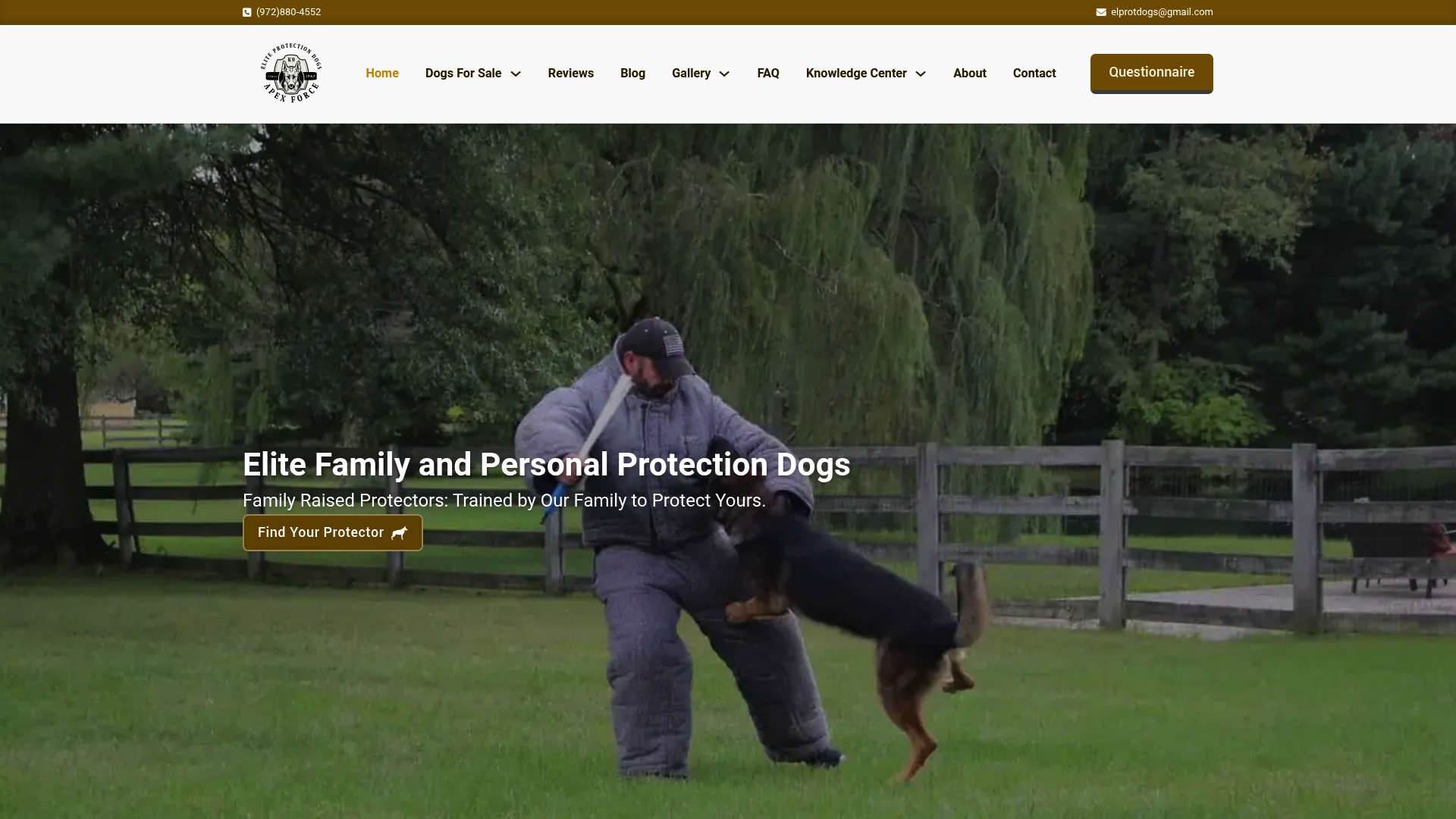 https://eliteprotectiondogs.com