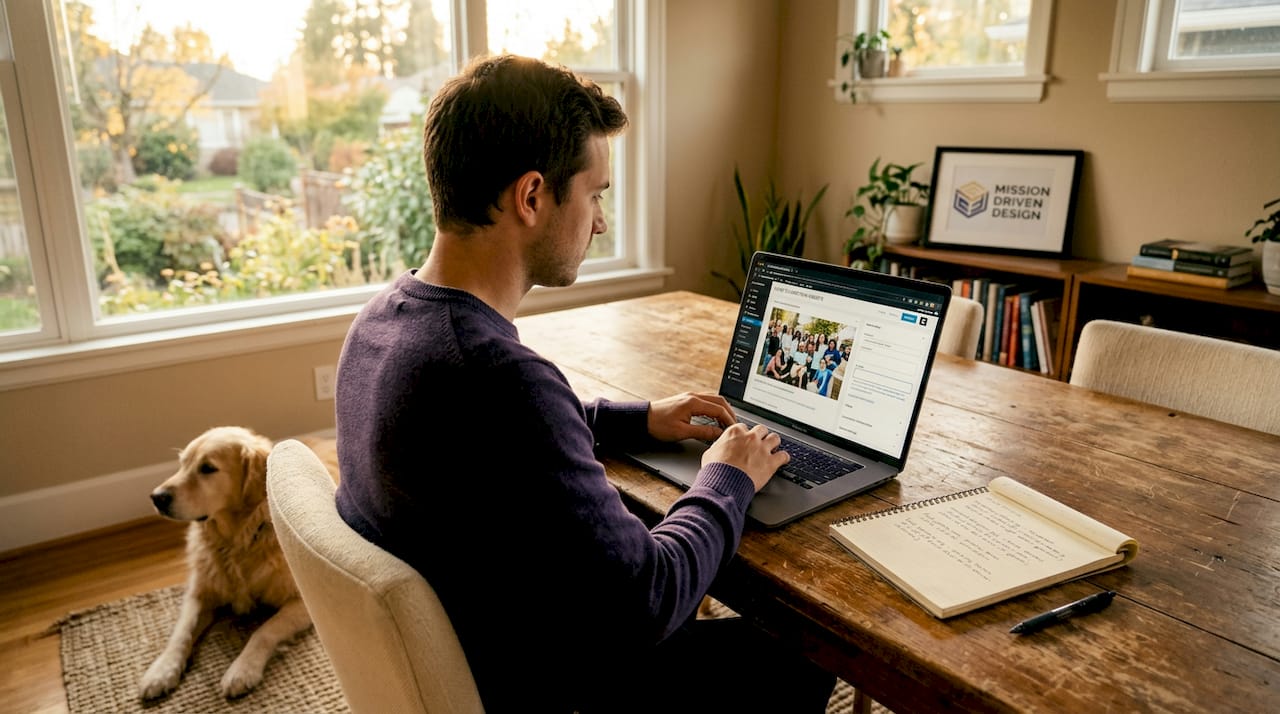 Web editor adding alt text to images