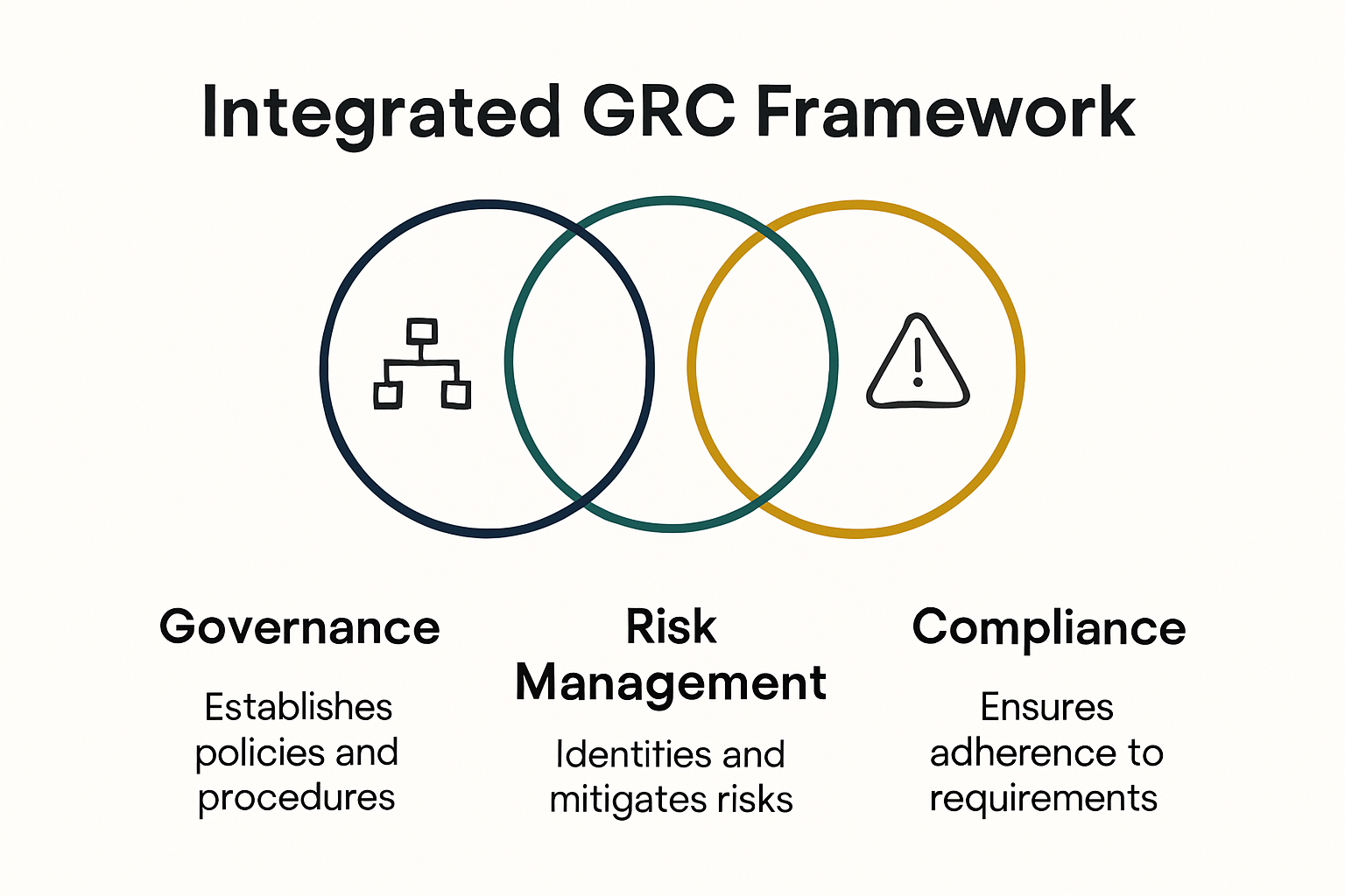 Overview diagram of GRC program components