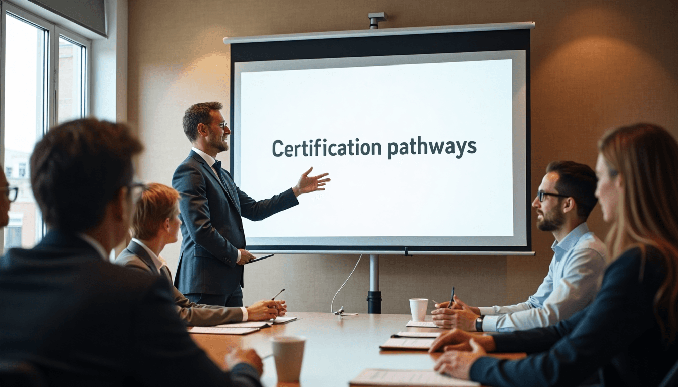 Mid-day training session on certification pathways