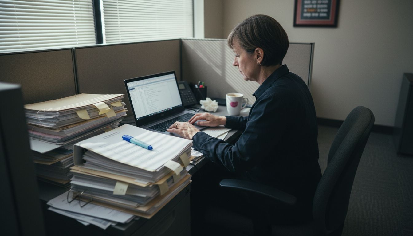 Compliance officer editing policy documents