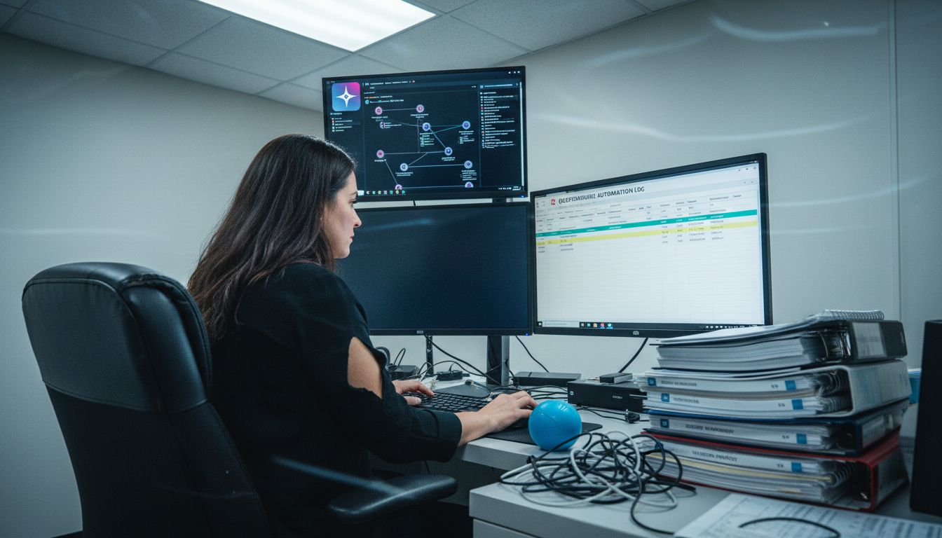 Security analyst working on AI questionnaire automation