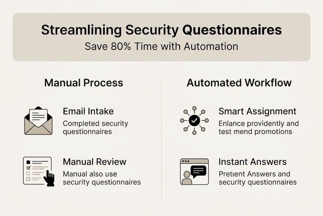 Infographic: manual vs automated security questionnaires