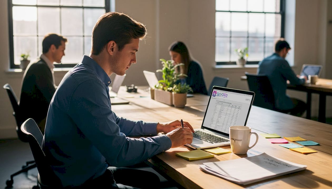 Analyst checks automated risk alerts workspace