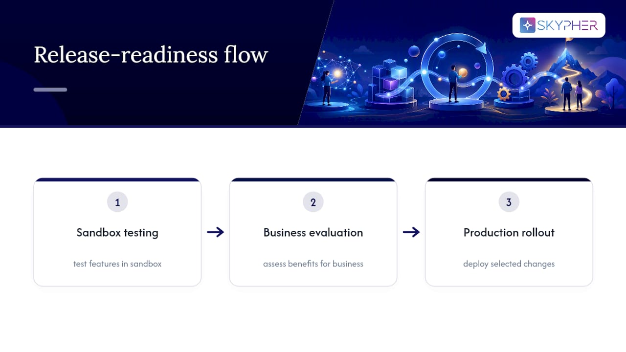 Sandbox testing to production release process