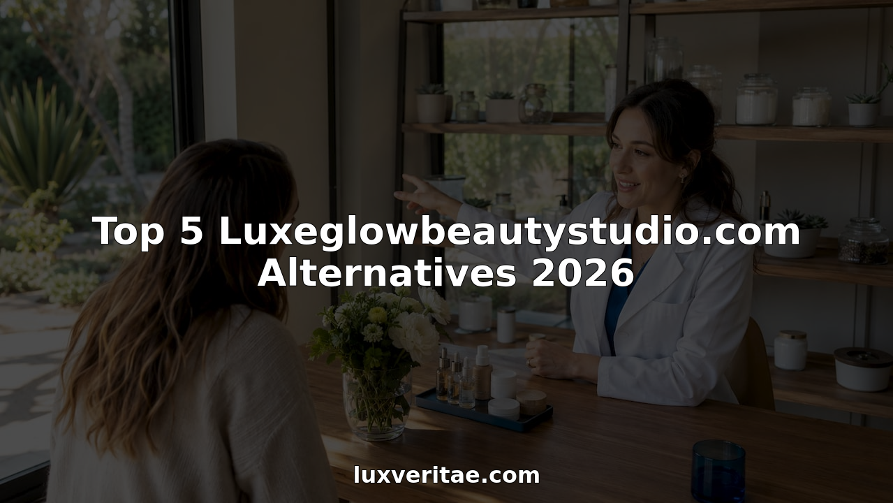 Aesthetician consulting client in luxury skincare studio