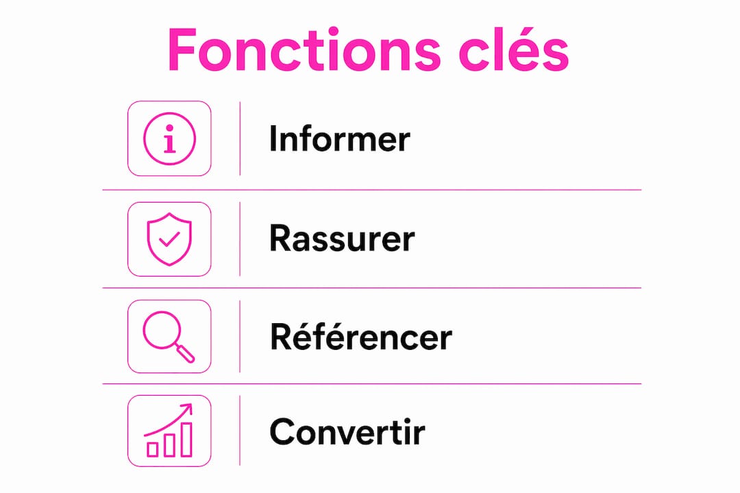 Les incontournables d’un site vitrine en un clin d’œil