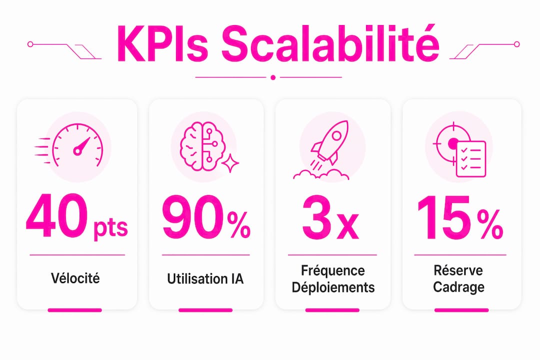 Infographie : les principaux indicateurs de performance de l’équipe externe