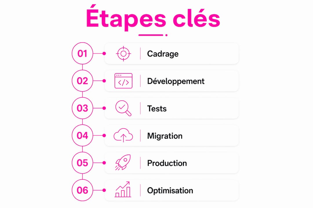 Les grandes étapes à suivre pour réussir le lancement d’un site web en un coup d’œil