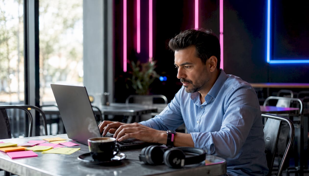 Zoom sur des mains en pleine saisie de données lors de l’intégration d’un logiciel ERP/CRM.