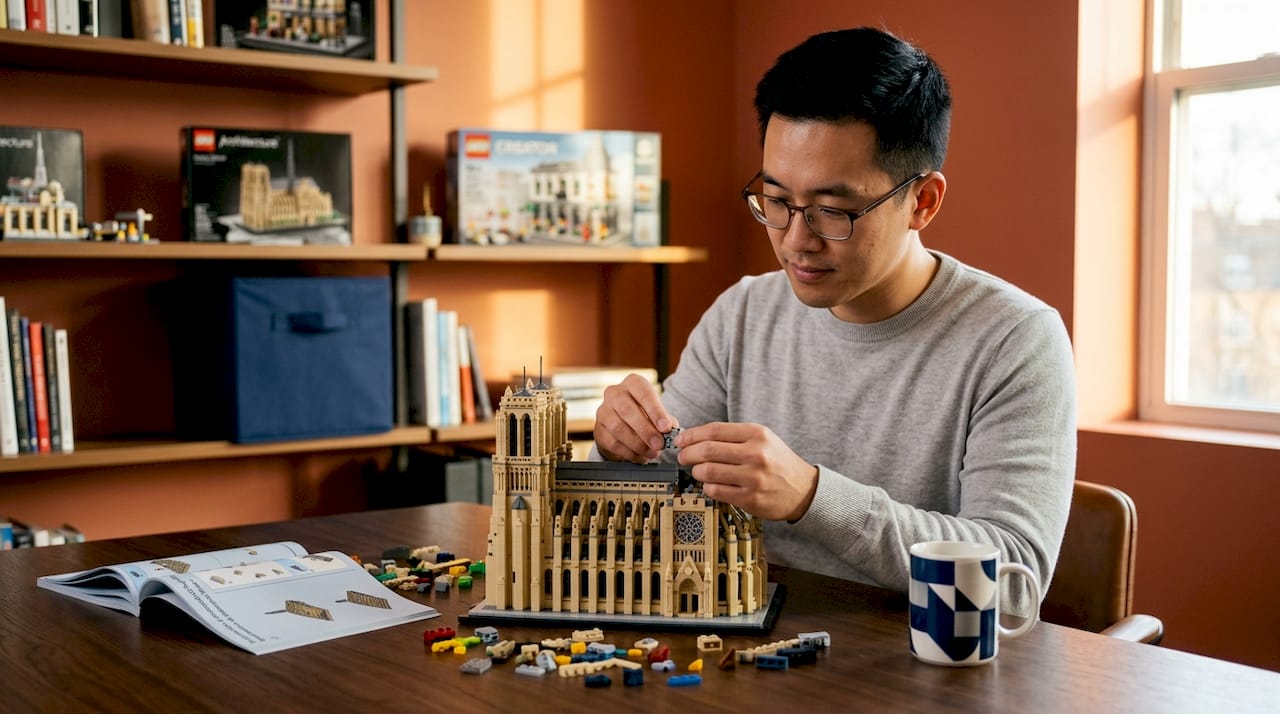 Un coffret LEGO Notre-Dame spécialement conçu pour les passionnés adultes