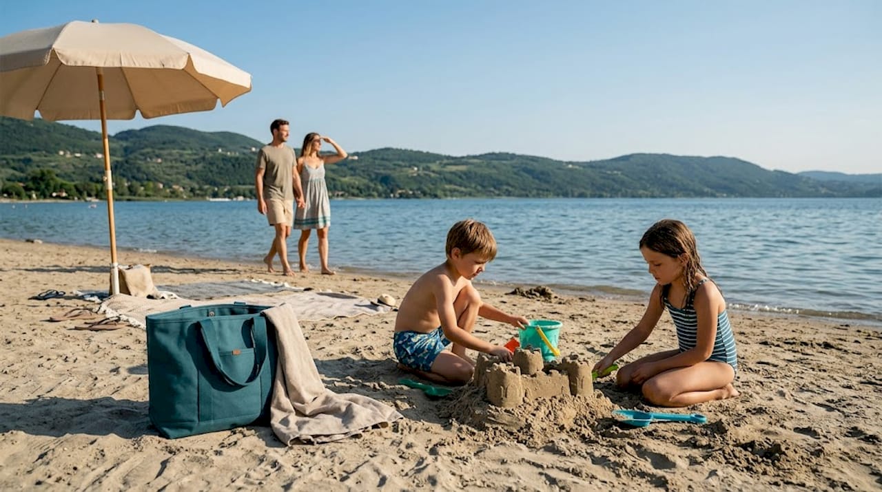 Famiglia alla ricerca della location perfetta sul Lago di Garda