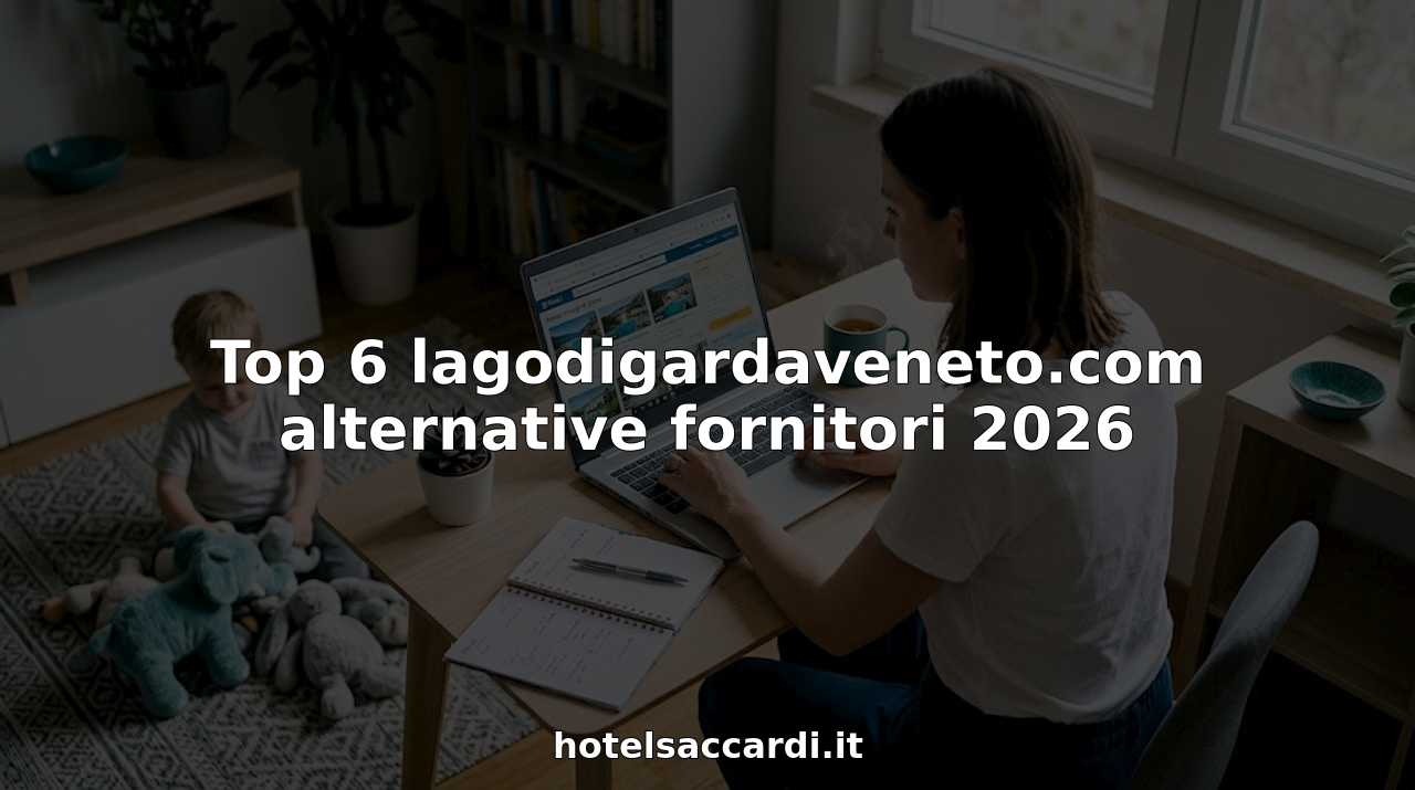 Una mamma che, mentre si prende cura del suo bambino in casa, cerca online l’hotel perfetto per la prossima vacanza.