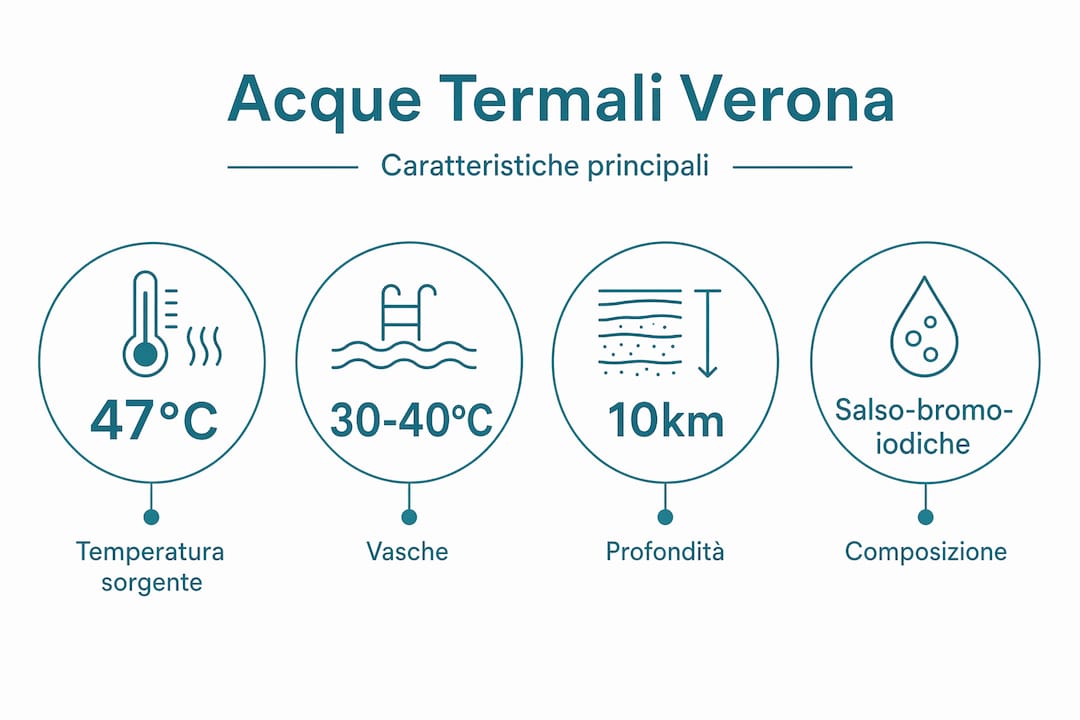 Infografica: tutto quello che c’è da sapere sulle proprietà delle acque termali di Verona