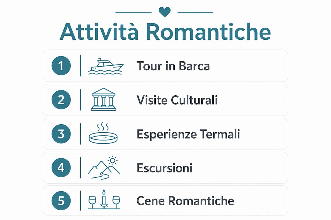 Idee romantiche da vivere sul Lago di Garda: scopri la nostra infografica