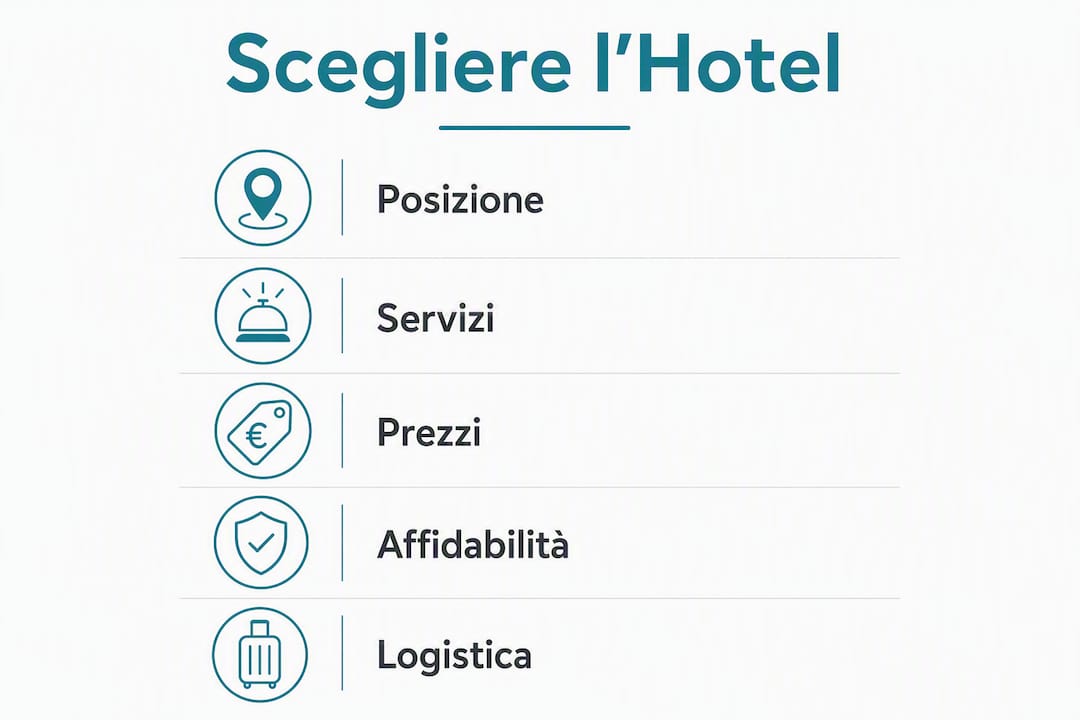 Guida visiva ai criteri per scegliere l’hotel ideale a Verona