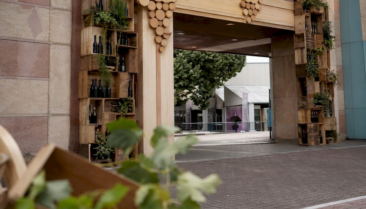 Ingresso principale del quartiere fieristico di Veronafiere