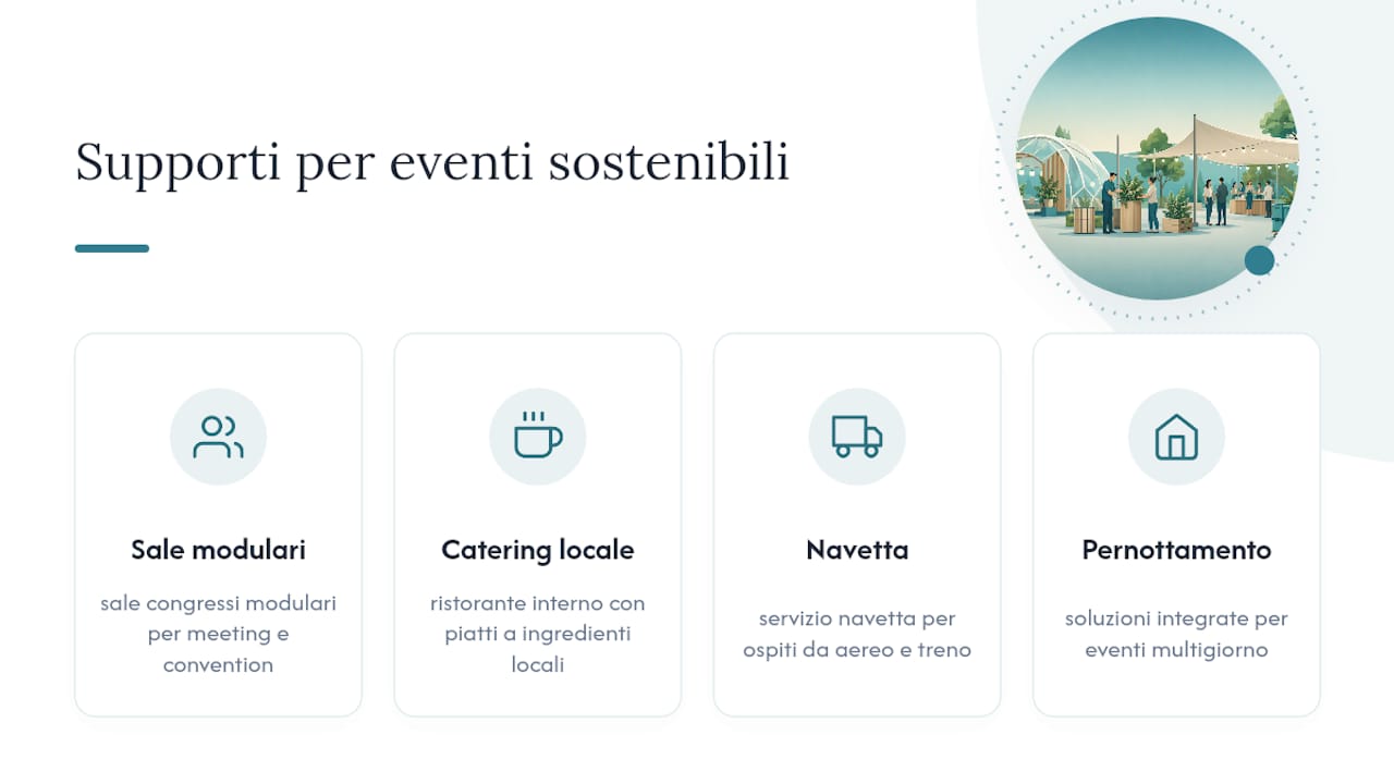 Tre servizi per organizzare eventi sostenibili