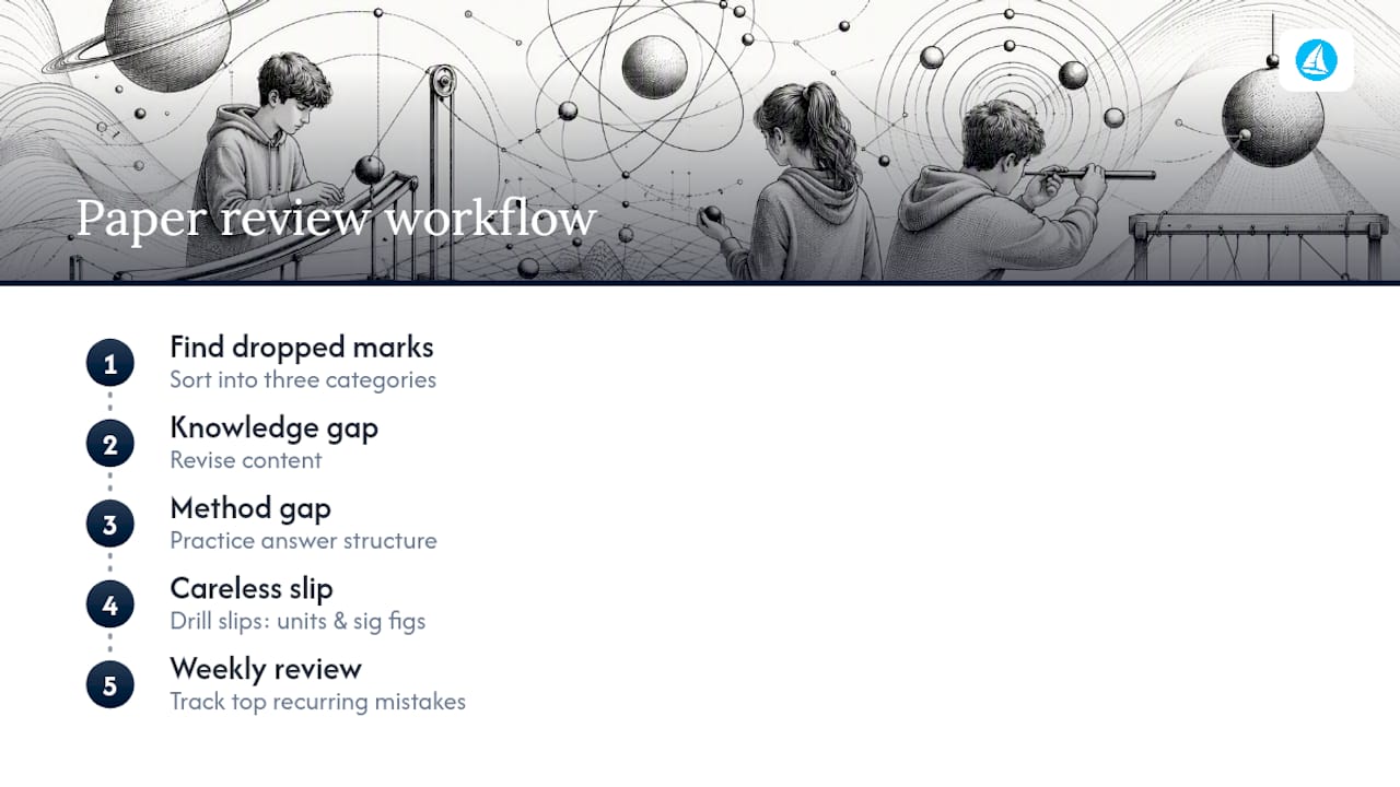 Three physics error types and fixes