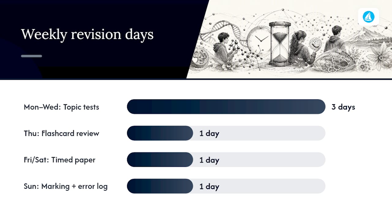 How Should You Structure Revision in the Final Weeks? — overview diagram