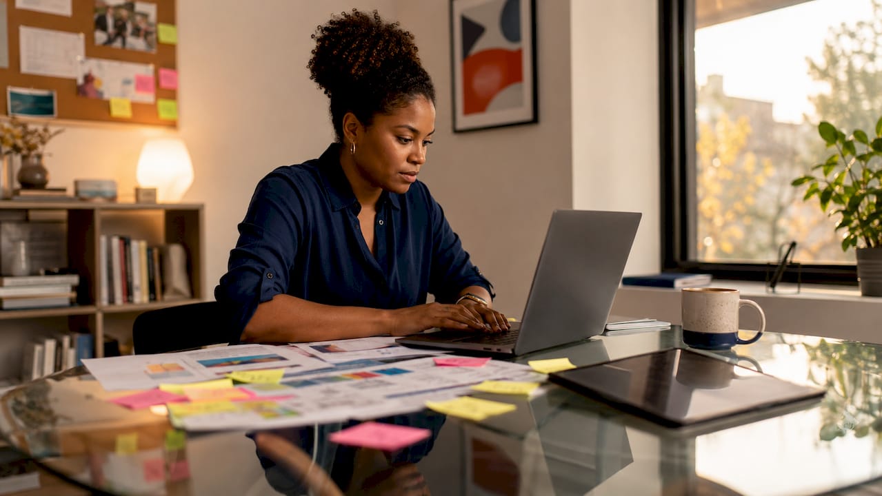Ecommerce marketer working on paid ads strategy